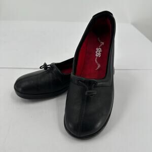 SAS Womens Funk Active Comfort Shoes‎ Size 7N Black Orthopedic Walking Sneakers